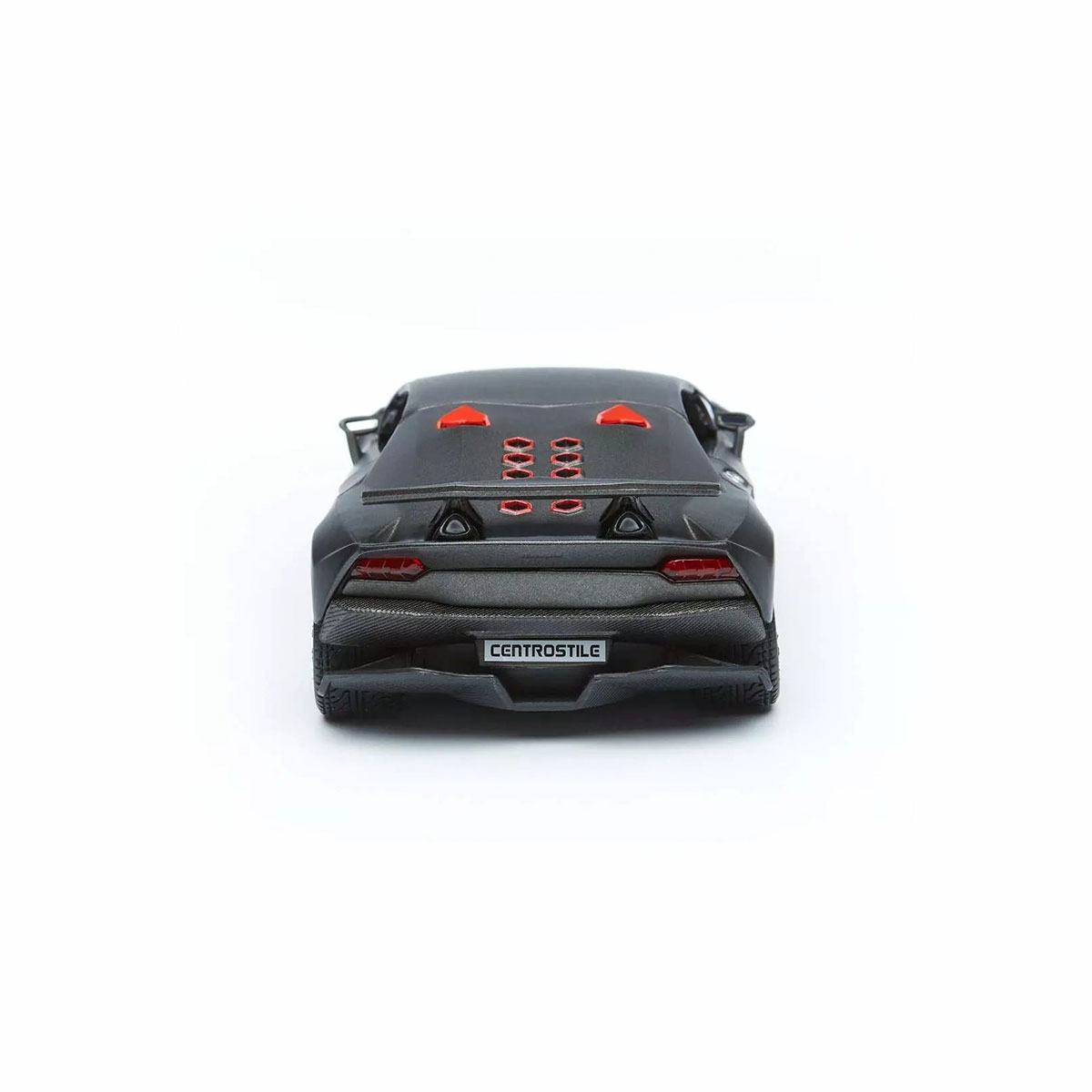 Автомодель Bburago Lamborghini Sesto Elemento 1:24 сірий металік — превʼю 19