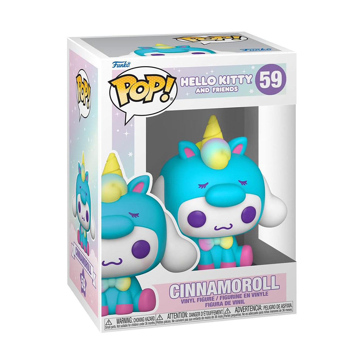 Колекційна ігрова фігурка Funko POP Sanrio-Cinnamoroll аніме стильна Білий — превʼю 3