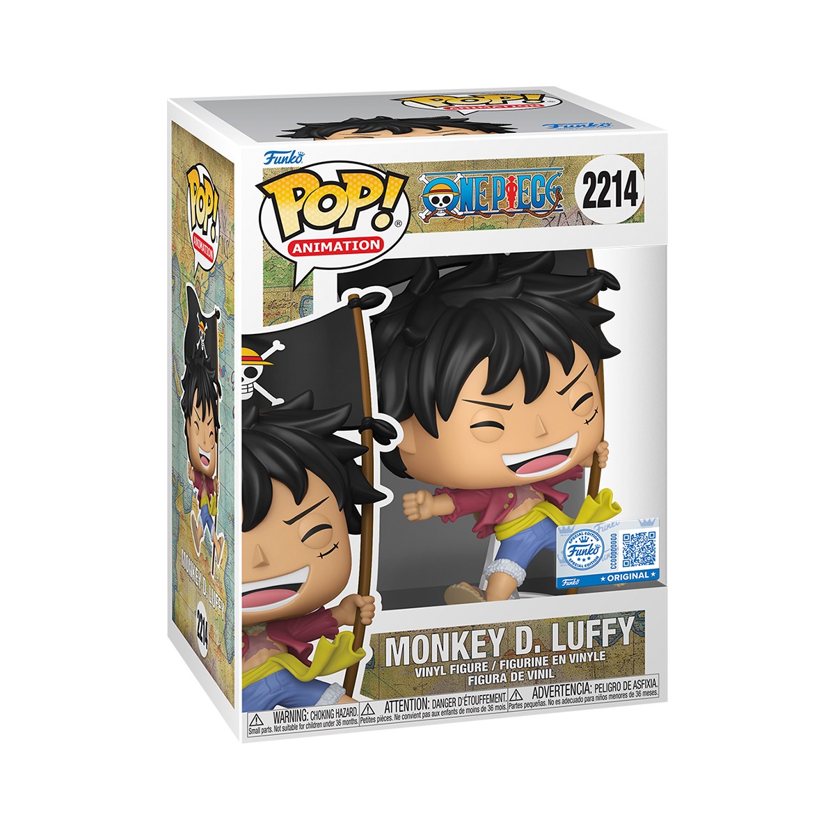 Ігрова фігурка Funko POP Луффі з прапором серії Великий куш — превʼю 4