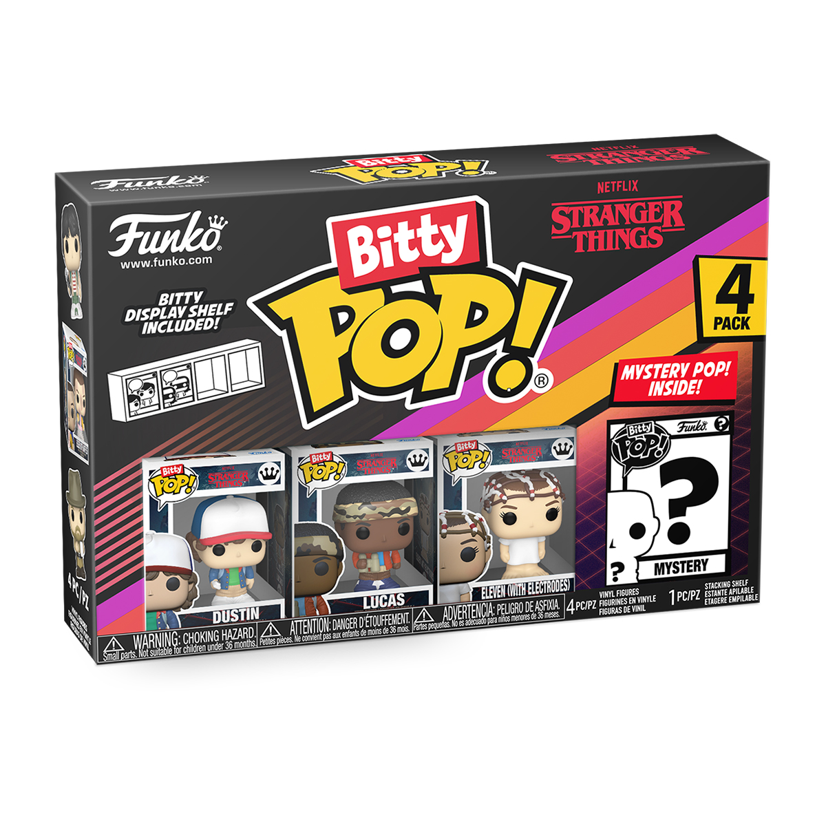 Фігурка Funko Bitty Pop — Дастін (Dustin Henderson) — 2,5 см в асортименті — превʼю 10