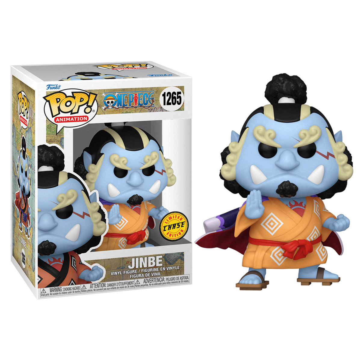 Колекційна ігрова фігурка Funko POP One Piece - Jinbe Джімбей аніме стиль — превʼю 9