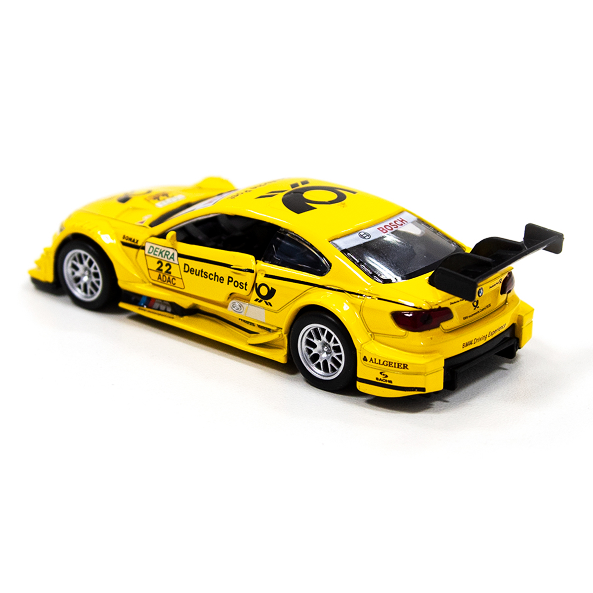Автомодель Techno Drive BMW M3 DTM металева жовта — превʼю 18