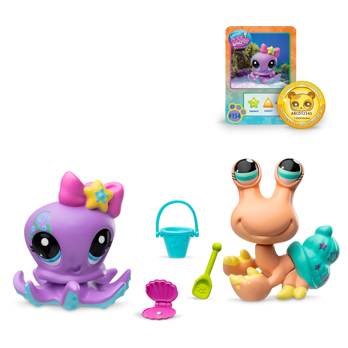 Ігровий набір дитячий Hasbro Littlest Pet Shop Полювання на скарби 2 фігурки — превʼю 8