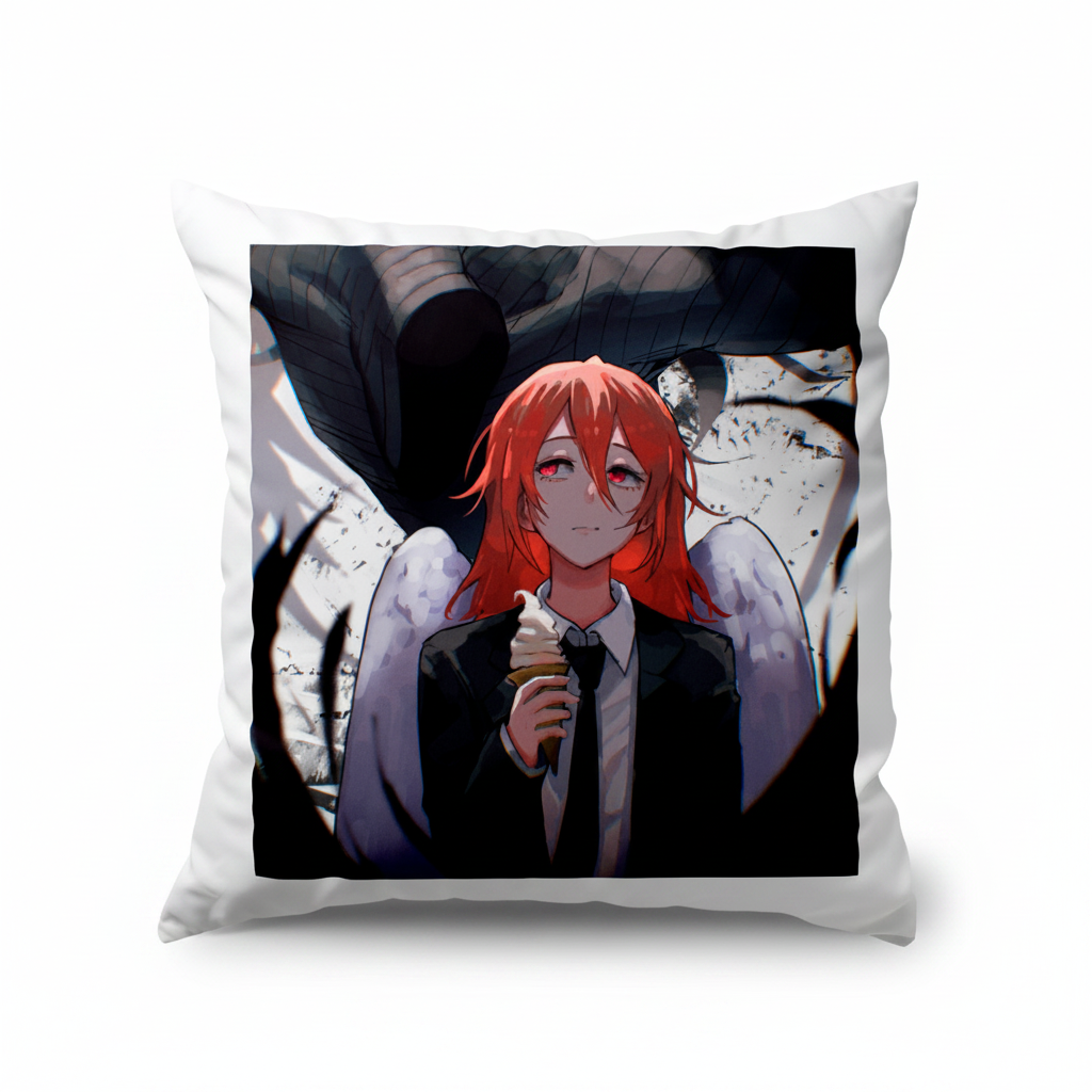 Подушка декоративна Людина бензопила Chainsaw Man Ангел Angel 35x35 см (32053) — превʼю 2