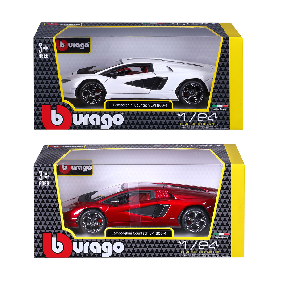 Автомодель Lamborghini Countach LPI 800-4 Bburago 1:24 металева — превʼю 26