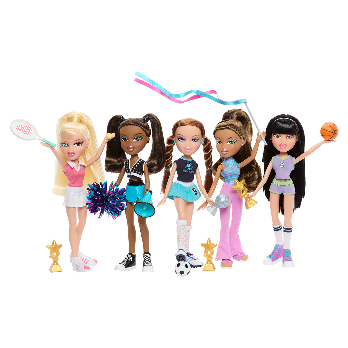 Лялька Bratz Play Sportz Чирлідерка Саша 29 см з аксесуарами — превʼю 7