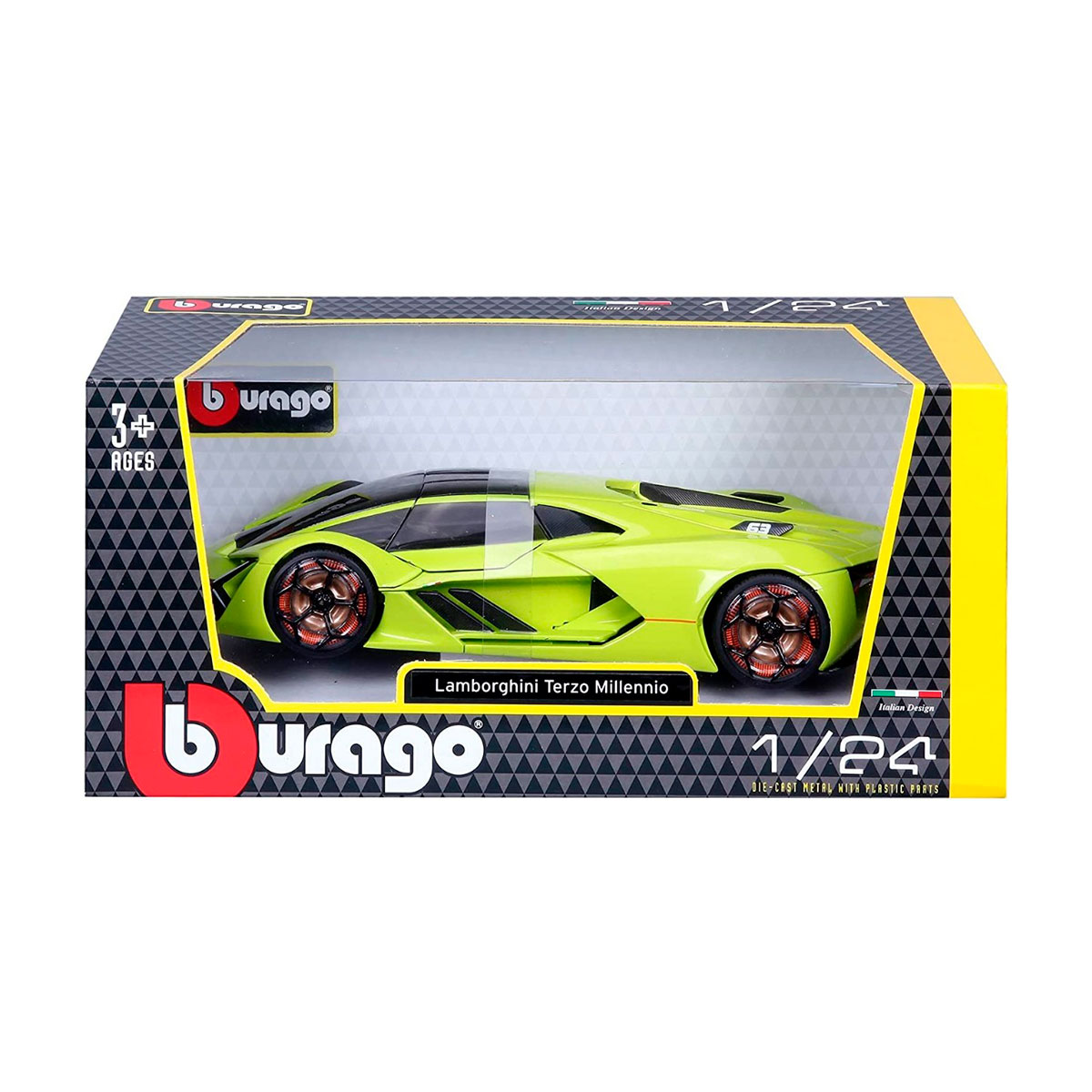 Автомодель Lamborghini Terzo Millennio Bburago 1:24 металева — превʼю 19