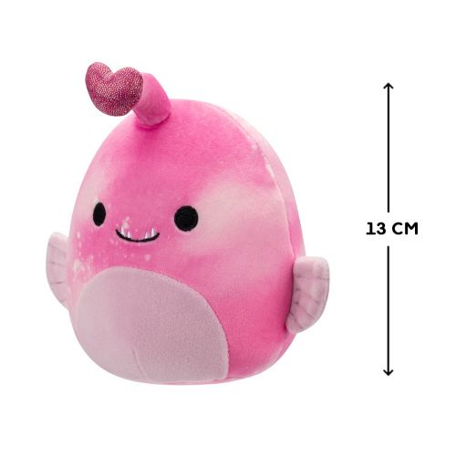 М'яка іграшка Squishmallows Риба-вудильник Сі 13 см Різнобарвна — превʼю 1