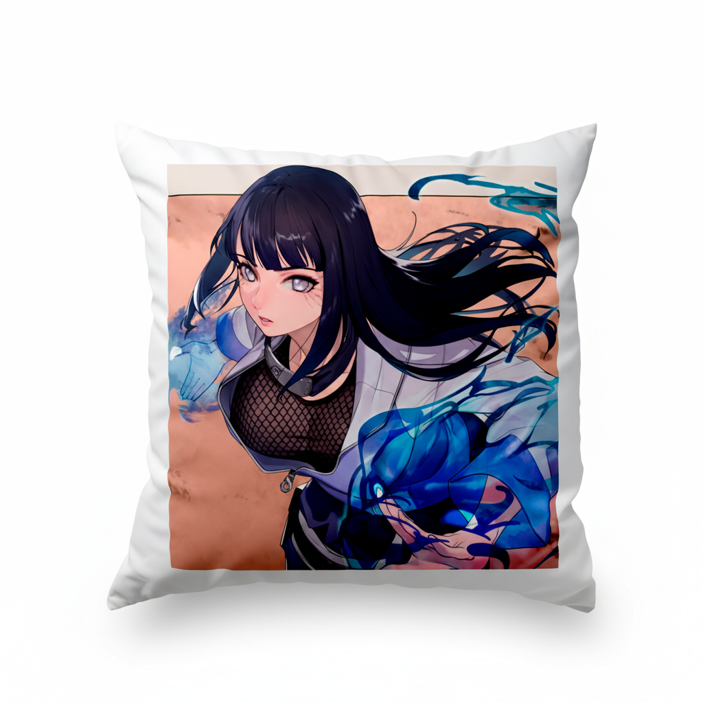 Подушка Хюґа Хіната Hinata Hyuga Наруто Naruto 35x35 см — превʼю 2