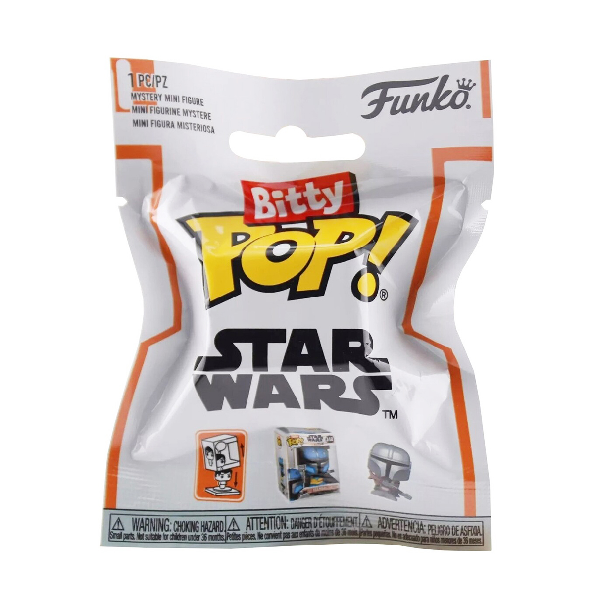 Фігурка Funko Bitty Pop — Мандалорець (The Mandalorian) — 2,3 см в асортименті — превʼю 4