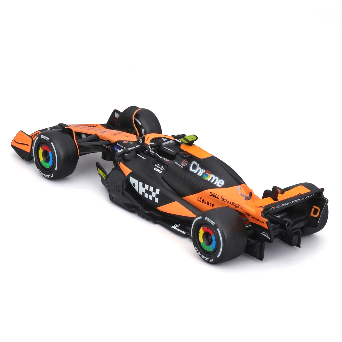 Автомодель Bburago McLaren F1 MCL38 2024 Чорно-помаранчева 1:43 — превʼю 20