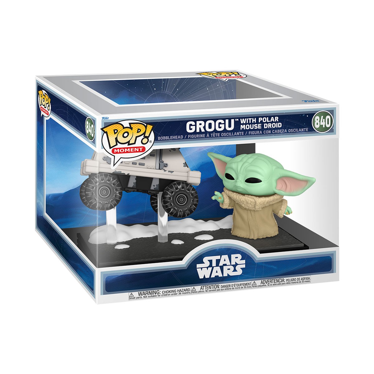 Ігрова фігурка Funko POP! Moment Мандалорець Ґроґу і дроїд MSE-6 12.7 см — превʼю 4