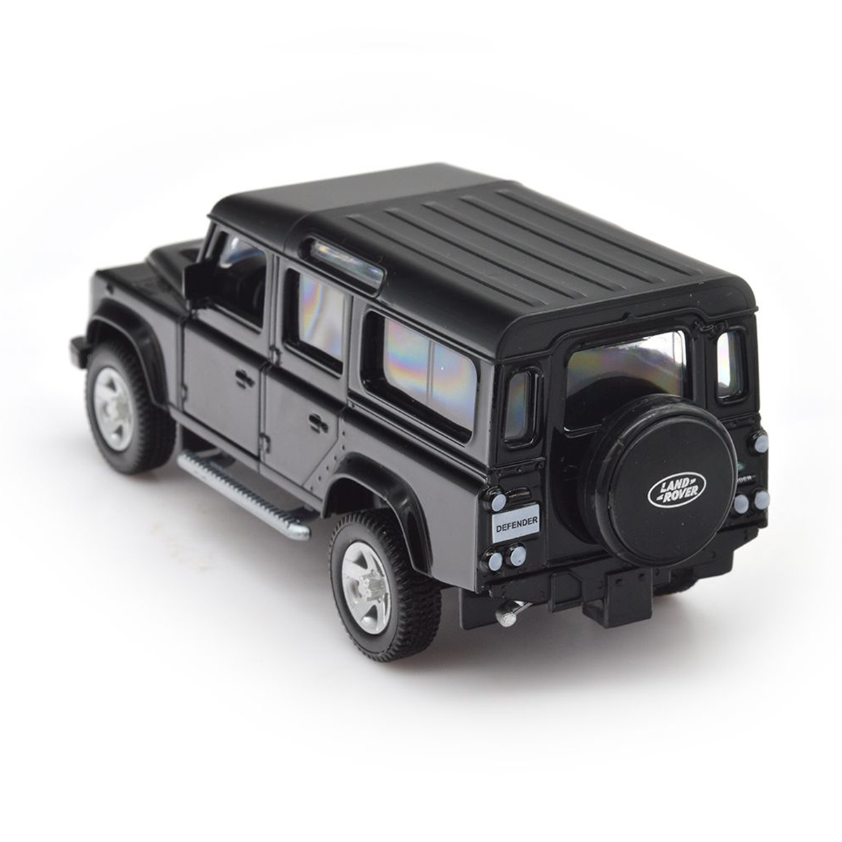Автомодель Techno Drive Land Rover Defender 110 металева 1:32 Чорна — превʼю 16