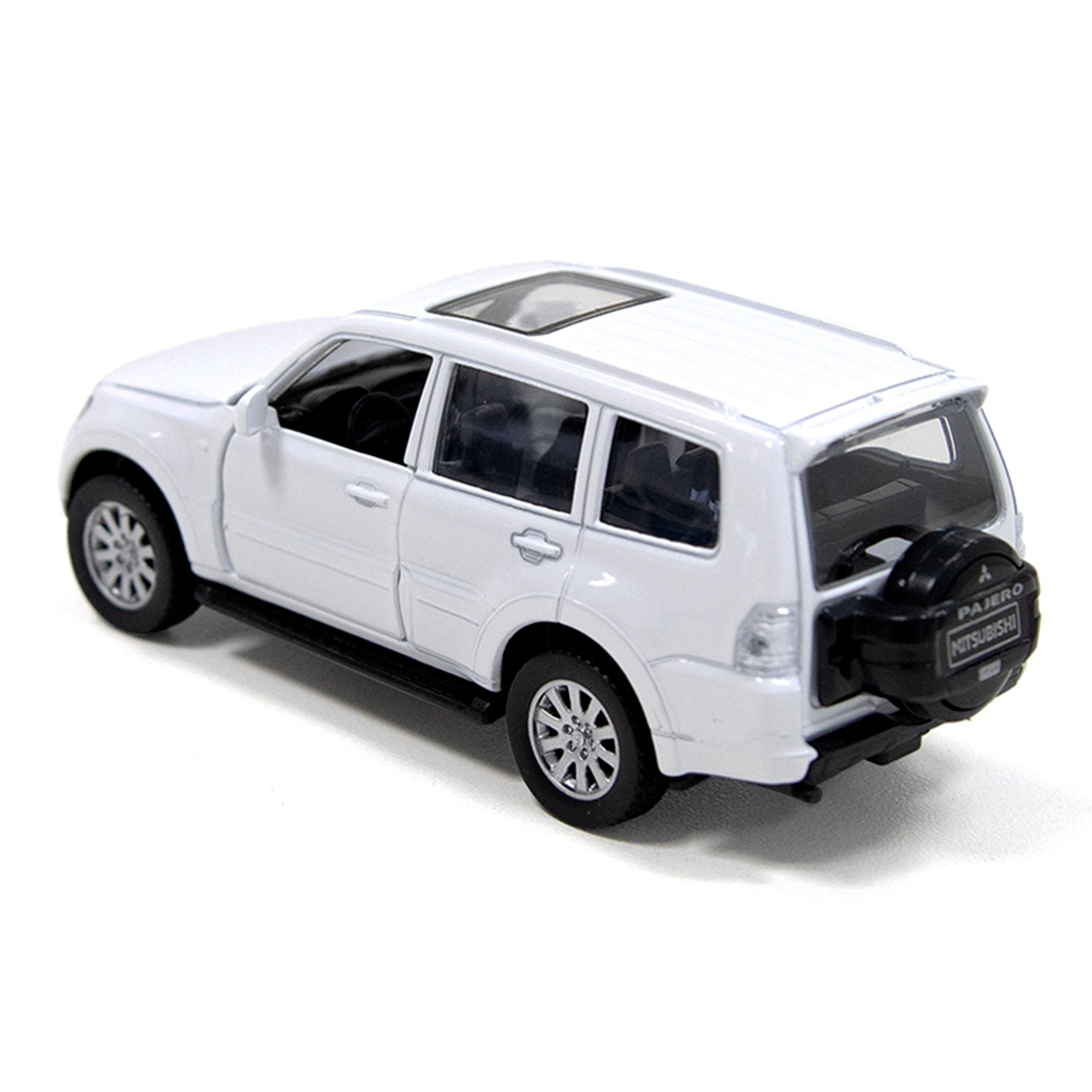 Автомодель Techno Drive Mitsubishi Pajero 4WD Turbo металева Біла — превʼю 18