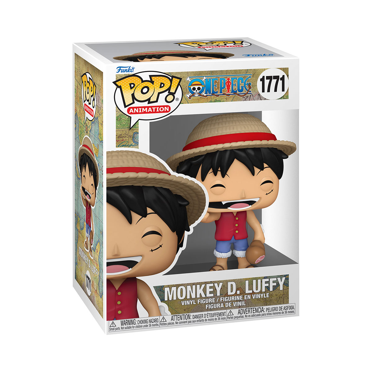 Колекційна фігурка Funko POP - Luffy Ван Піс Луффі що посміхається - Багатоколірний — превʼю 4