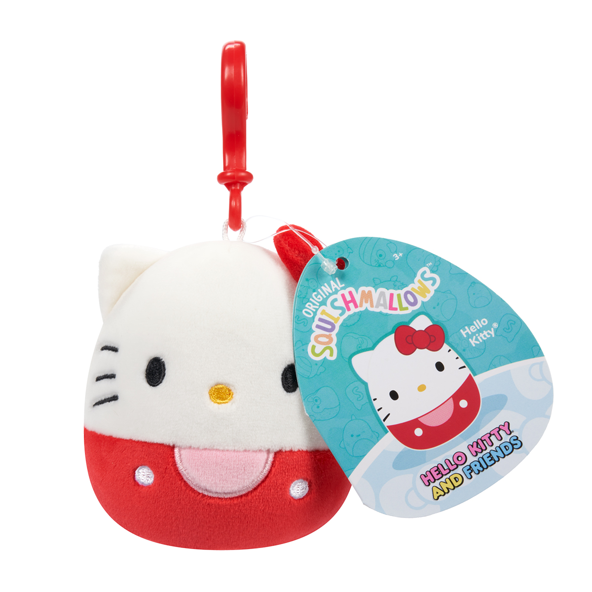 М'яка іграшка Squishmallows – Хелоу Кітті (Hello Kitty) – 9 см — превʼю 6