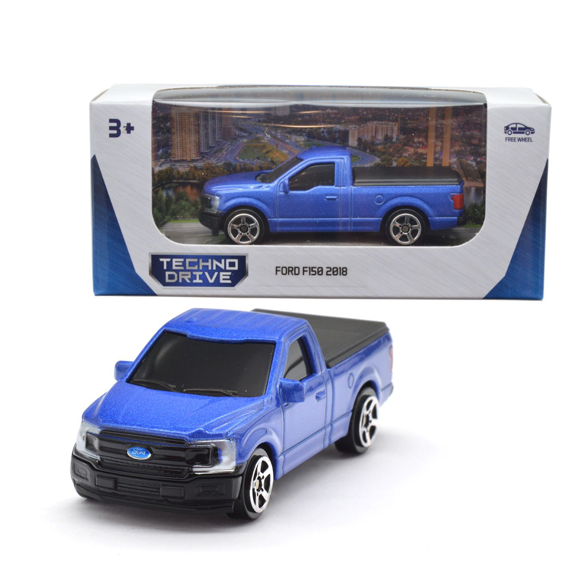 Колекційна машинка TechnoDrive масштаб 1:64 металева — превʼю 8