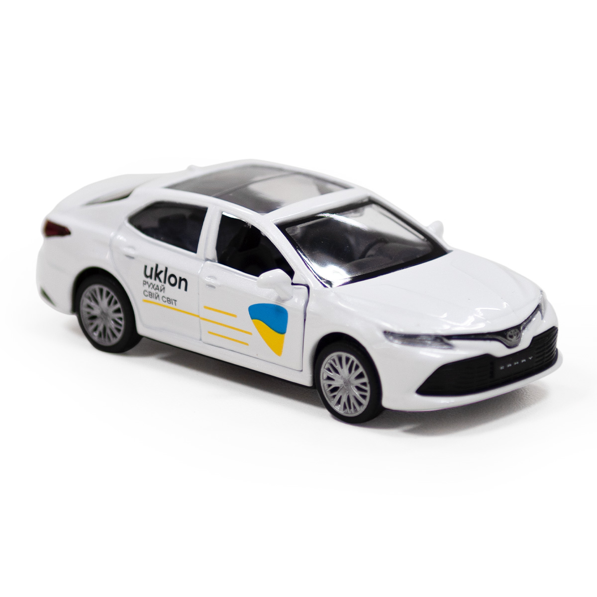 Автомодель TechnoDrive Toyota Camry Uklon металева Біла — превʼю 19