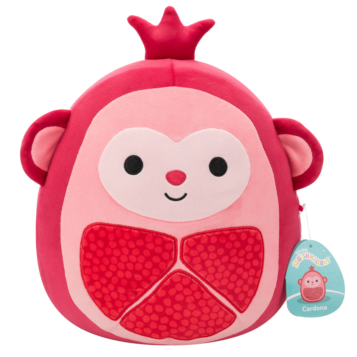 М'яка іграшка Squishmallows Мавпочка-гранат Кардона 30 см — превʼю 14