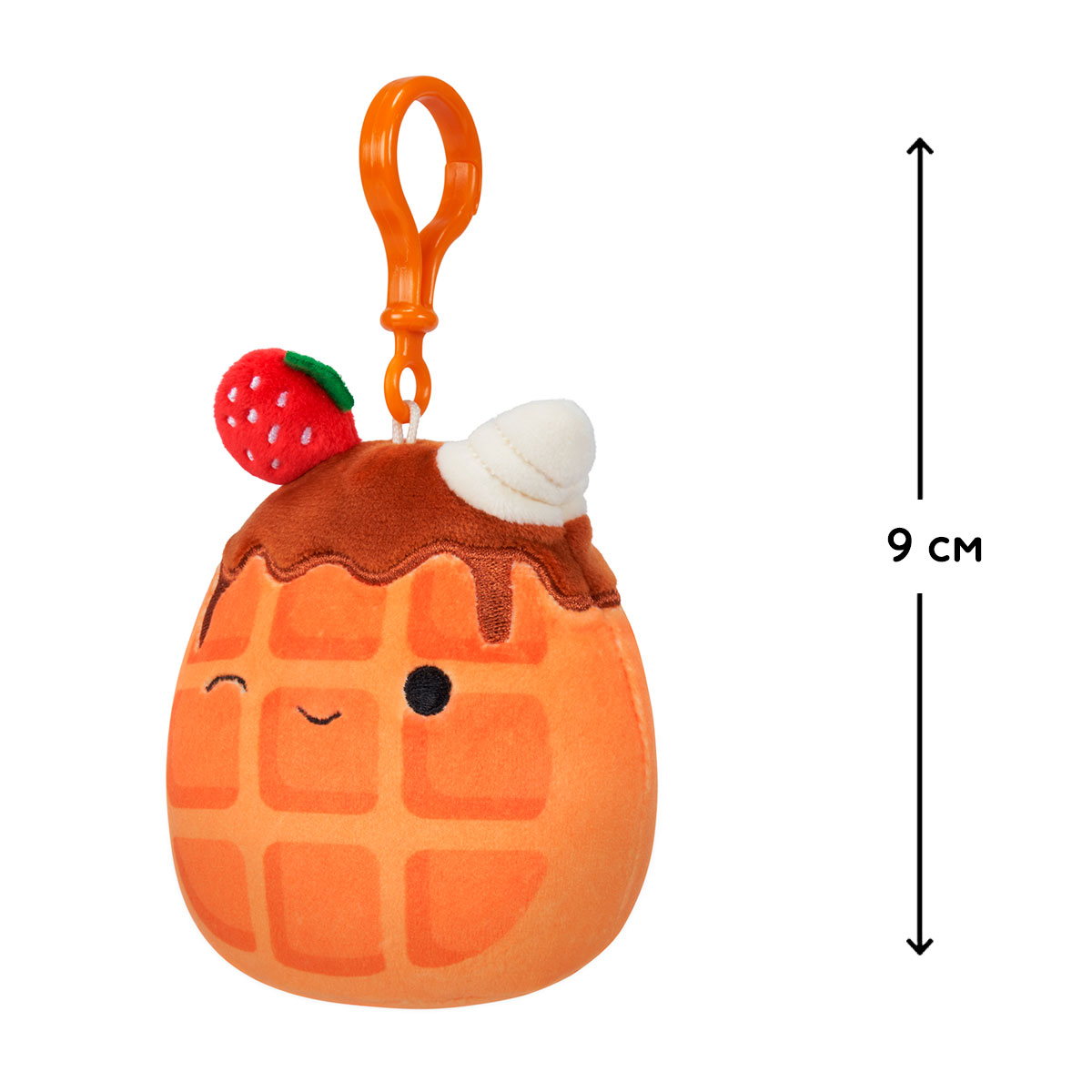 М'яка іграшка на кліпсі Squishmallows – Вафелька Вівер (Waverly) – 9 cm — превʼю 9