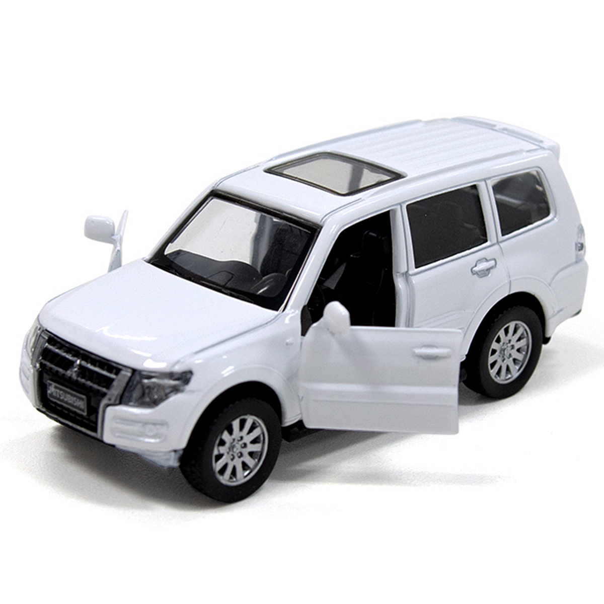 Автомодель Techno Drive Mitsubishi Pajero 4WD Turbo металева Біла — превʼю 23
