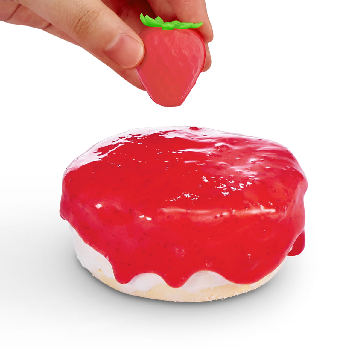Ігровий набір зі слаймами Slime Mart Shopping Bag Полуничний чизкейк — превʼю 4