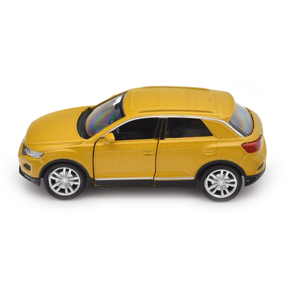 Автомодель Volkswagen T-Roc 2017 Techno Drive 1:32 металева Золотиста — превʼю 15