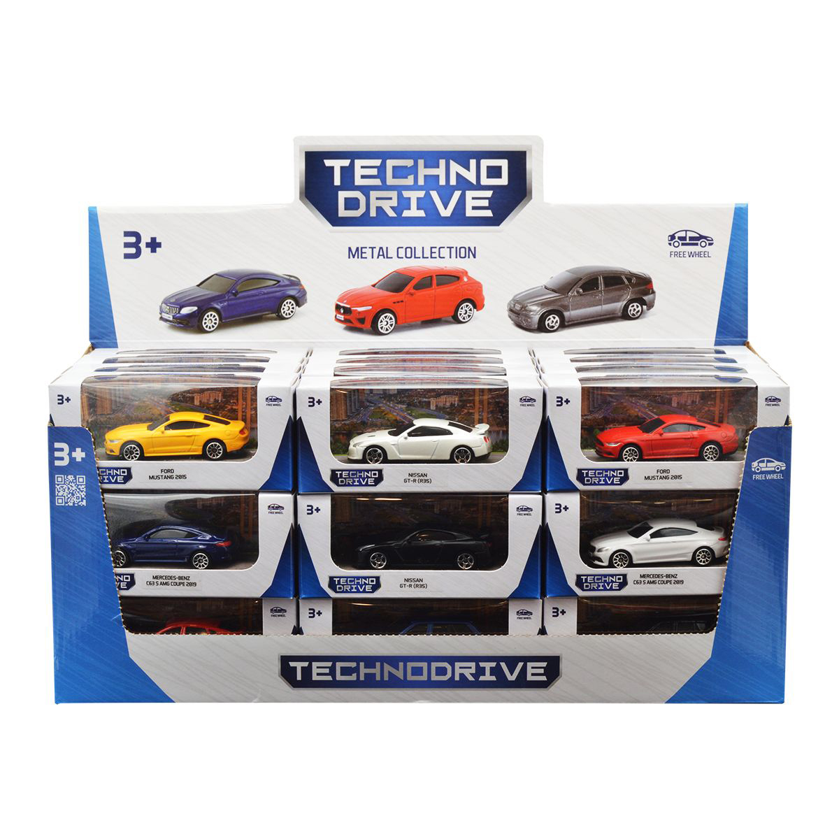 Автомодель TechnoDrive 1:64 металева в асортименті