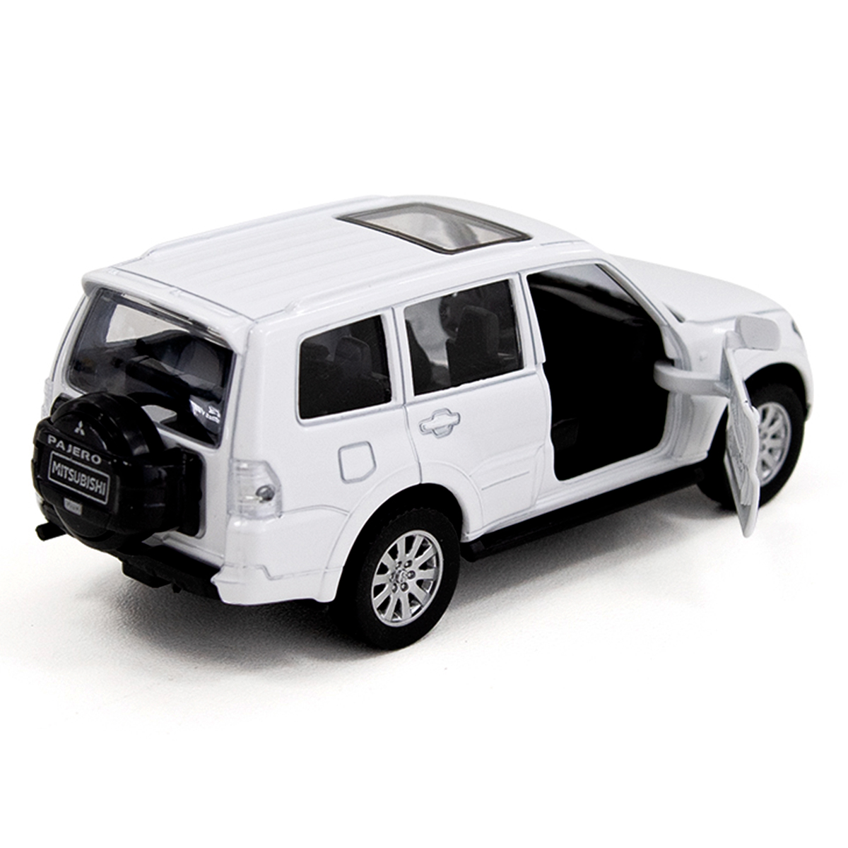 Автомодель Techno Drive Mitsubishi Pajero 4WD Turbo металева Біла — превʼю 24