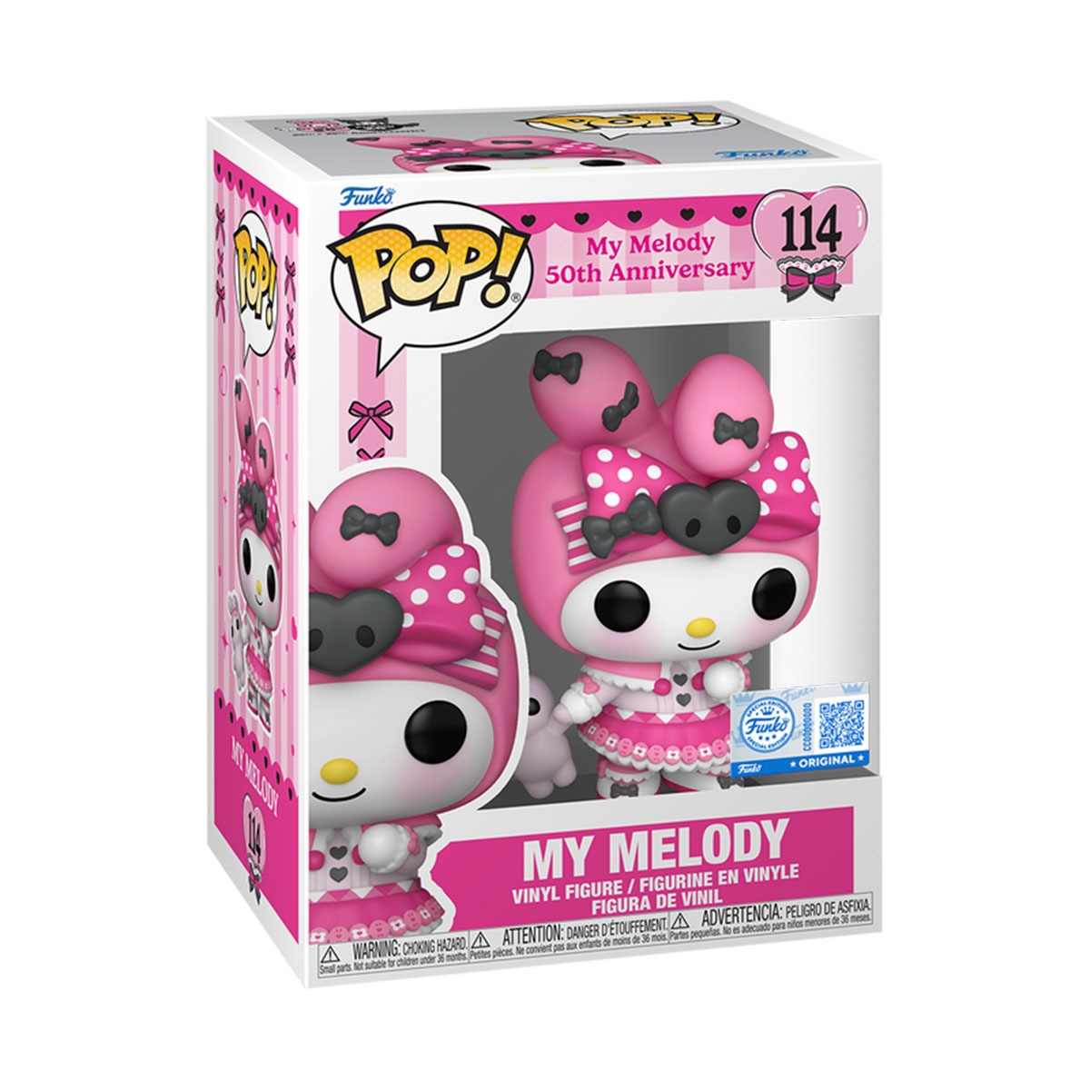 Колекційна ігрова фігурка Funko POP Sanrio My Melody - Моя Мелоді Рожевий — превʼю 3