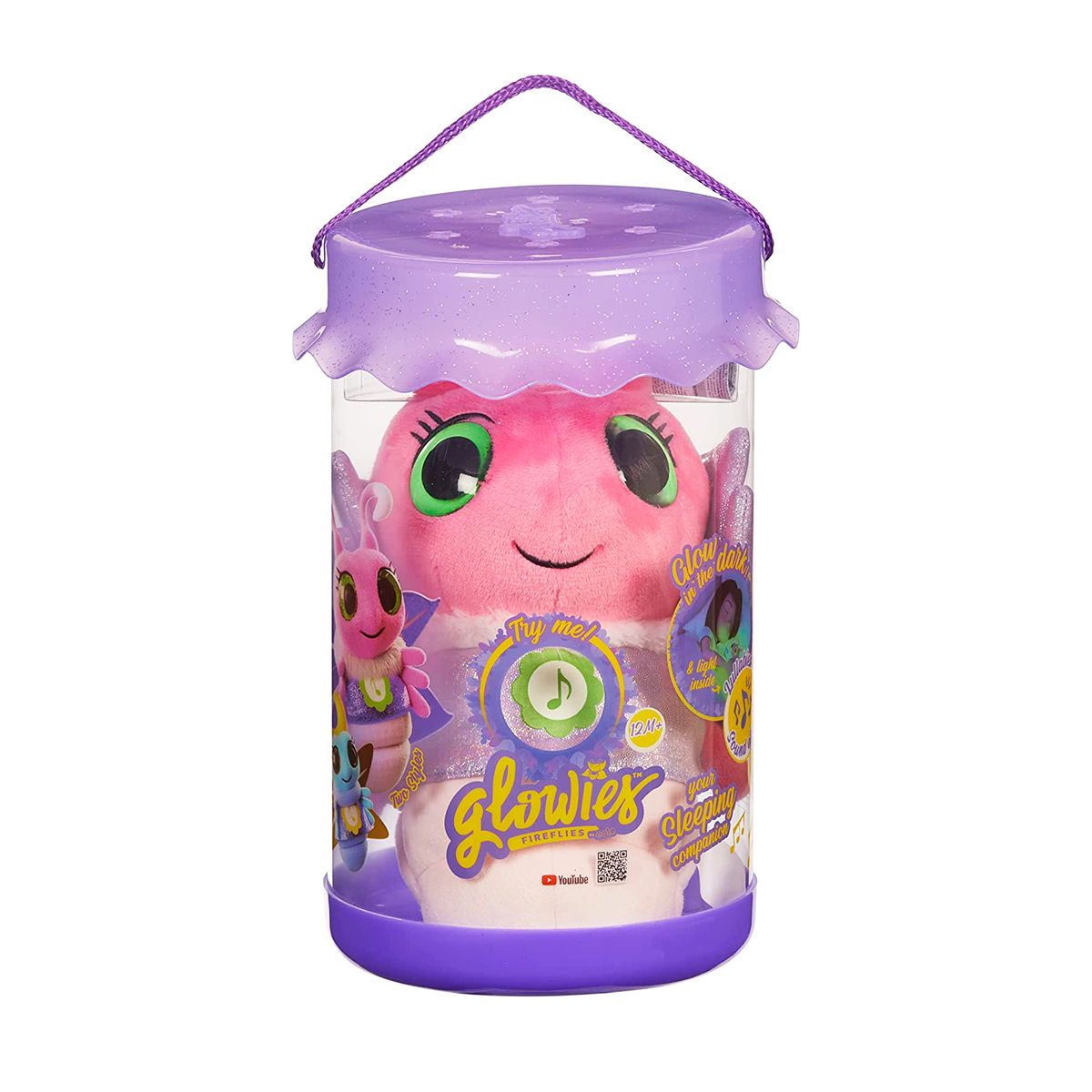 М'яка іграшка Glowies – Рожевий світлячок Pink Firefly – 15 см — превʼю 8