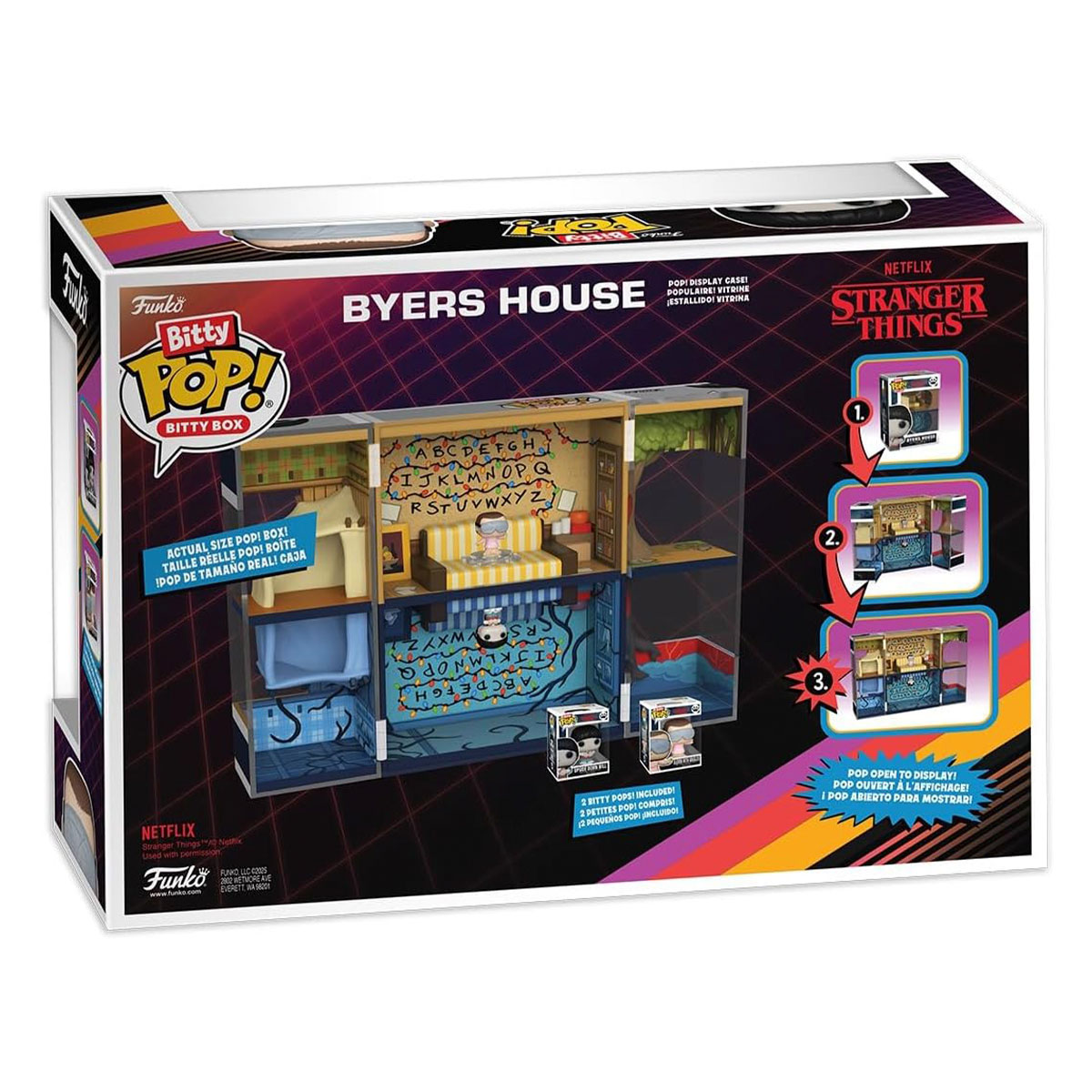Ігровий набір Bitty POP! Boxes Дивні дива Будинок Баєрса з фігурками 15,8 см — превʼю 6