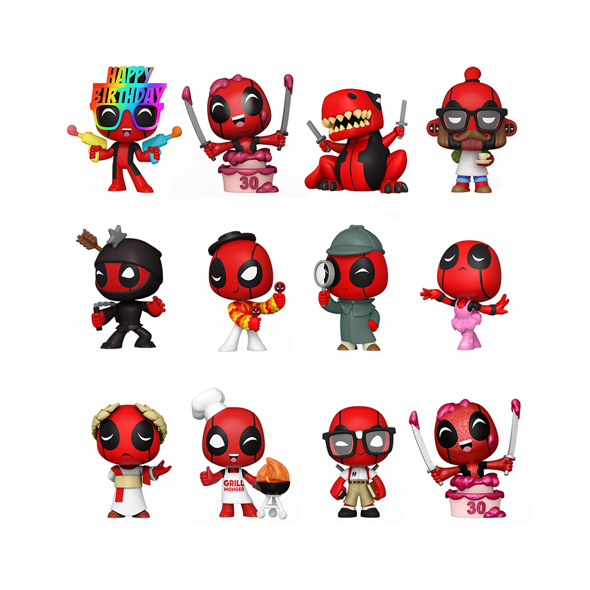 Колекційна ігрова фігурка Mystery Minis - Deadpool Funko стилізований герой — превʼю 5