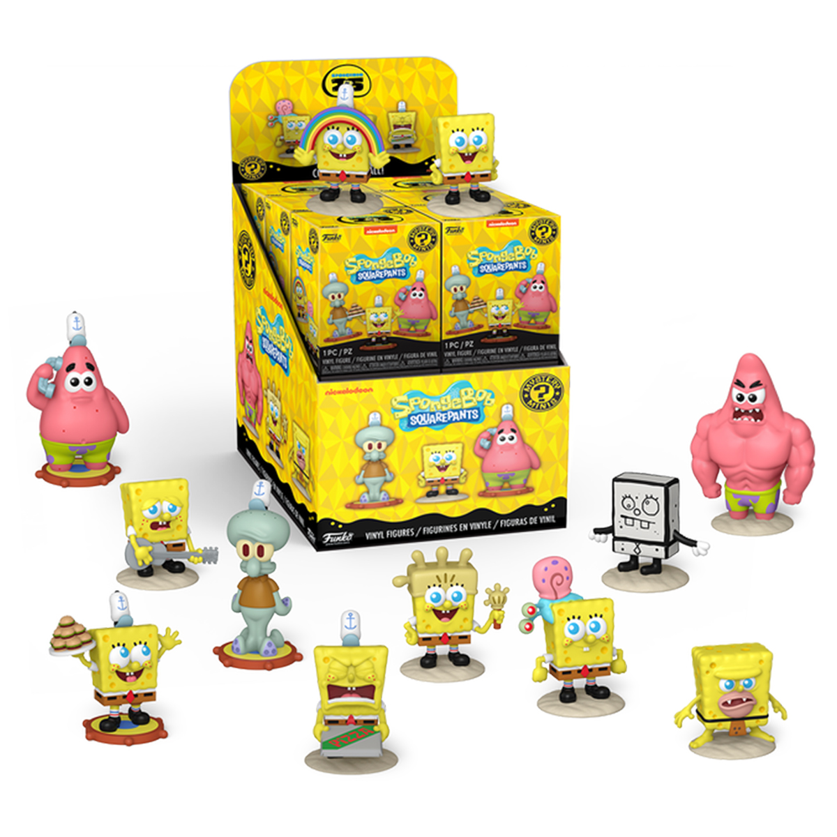 Ігрова фігурка колекційна Funko Mystery Minis SpongeBob - Губка Боб Кольорова — превʼю 8