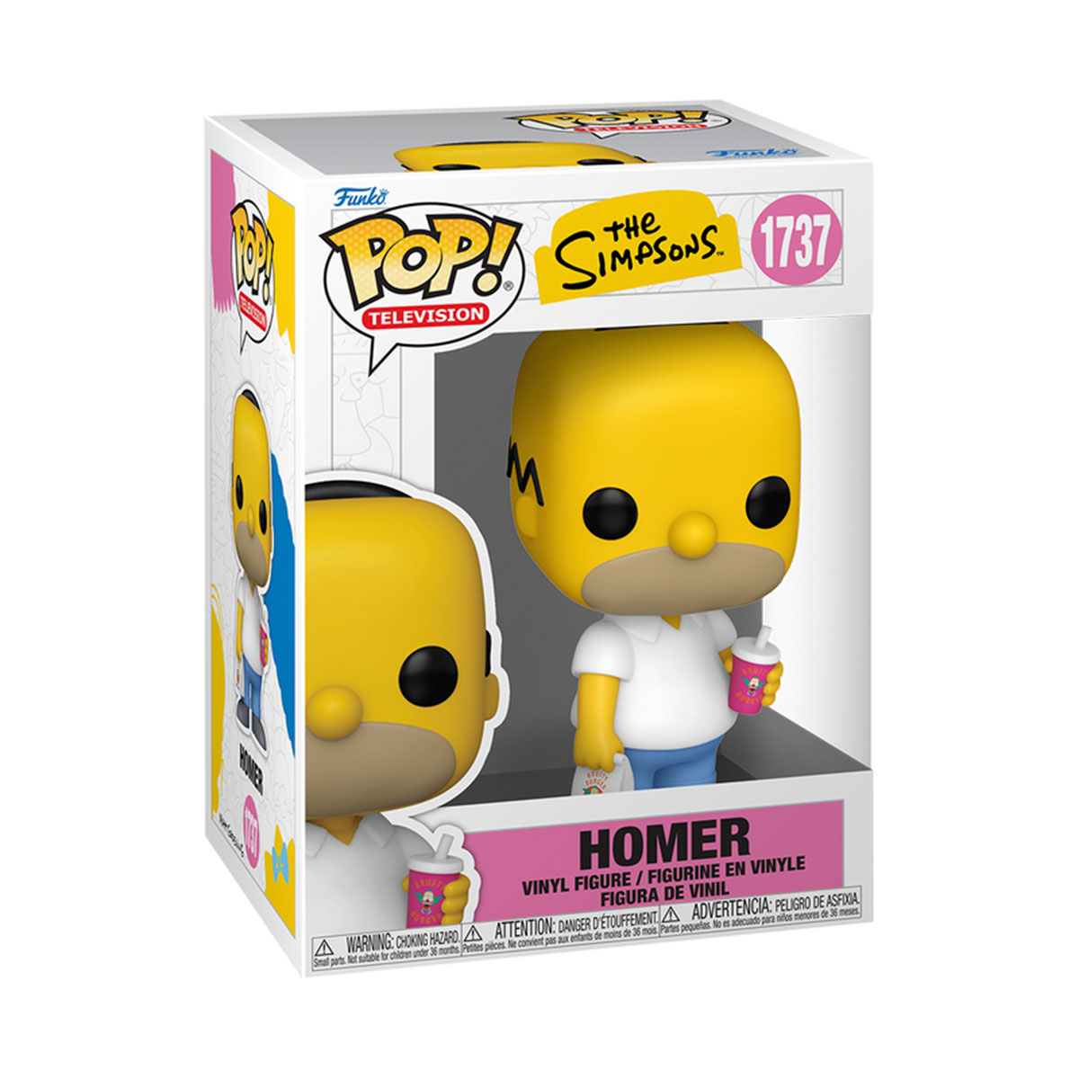 Колекційна фігурка Funko POP The Simpsons - Homer Сімпсони Гомер кольорова — превʼю 3