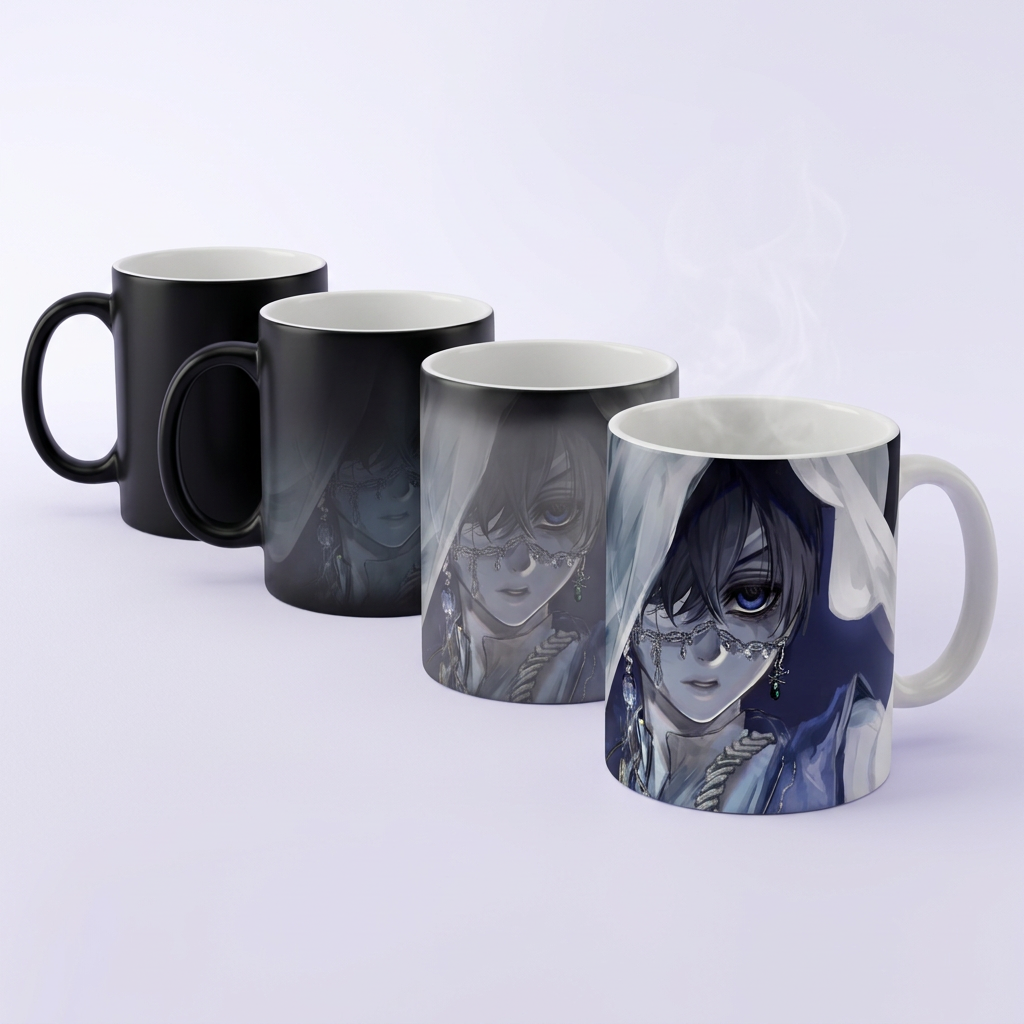 Кружка хамелеон Темний дворецький/Black Butler/Сіель Фантомхайв 330 мл 51181-01-873 — превʼю 1