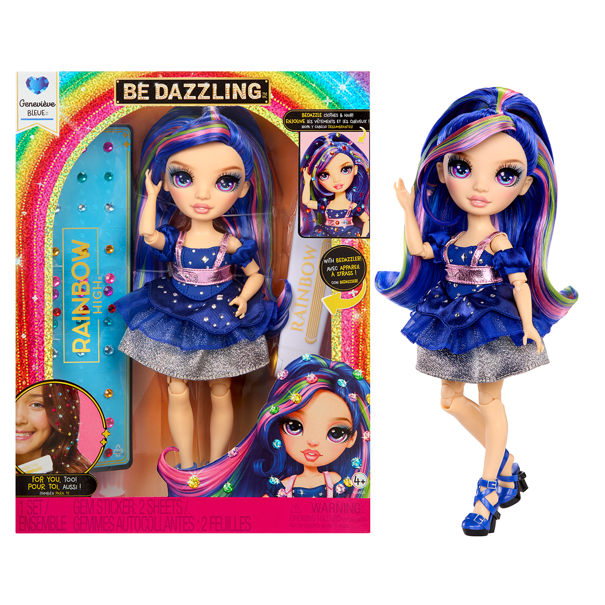 Лялька Rainbow High серії Be Dazzling – Женев’єва — превʼю 9