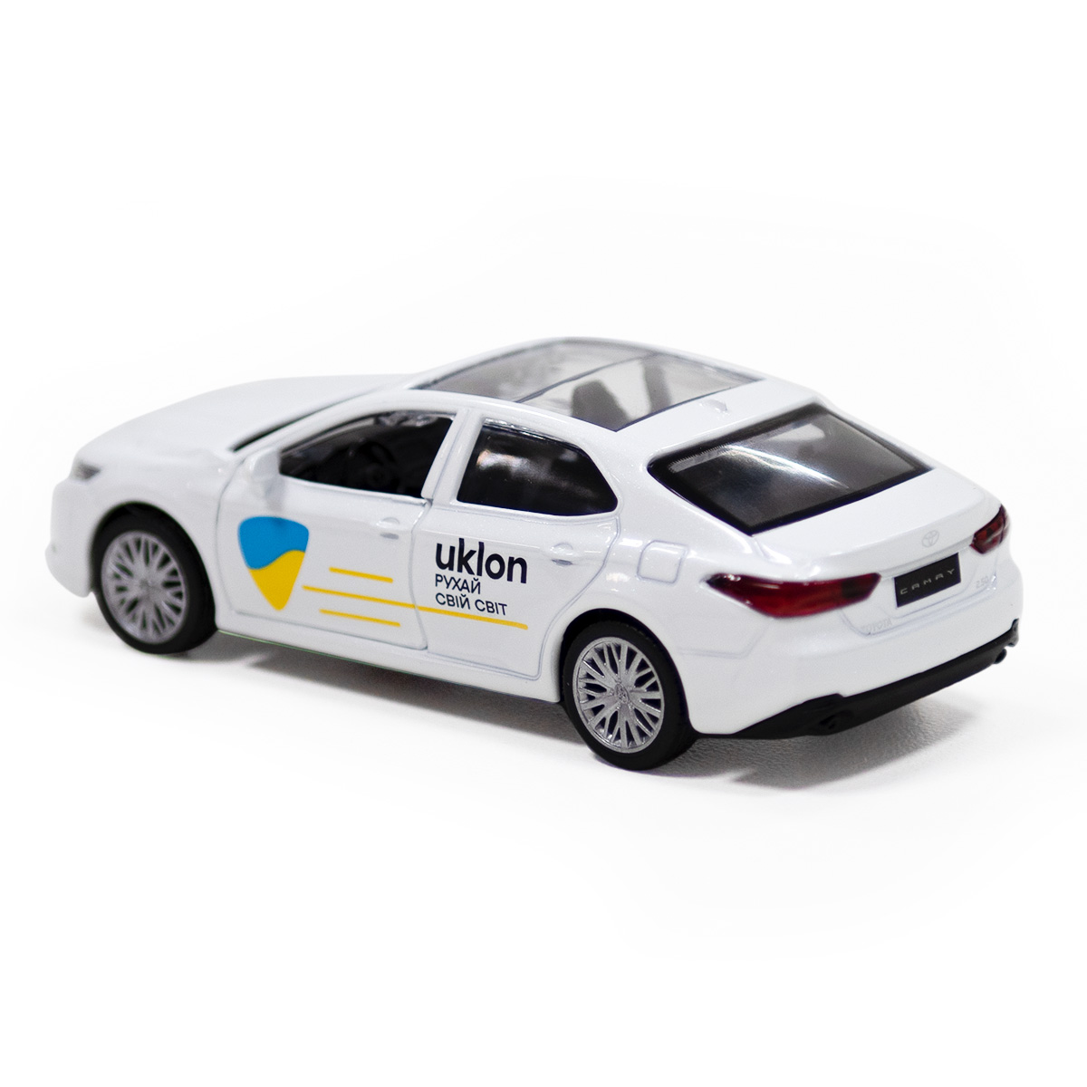 Автомодель TechnoDrive Toyota Camry Uklon металева Біла — превʼю 16