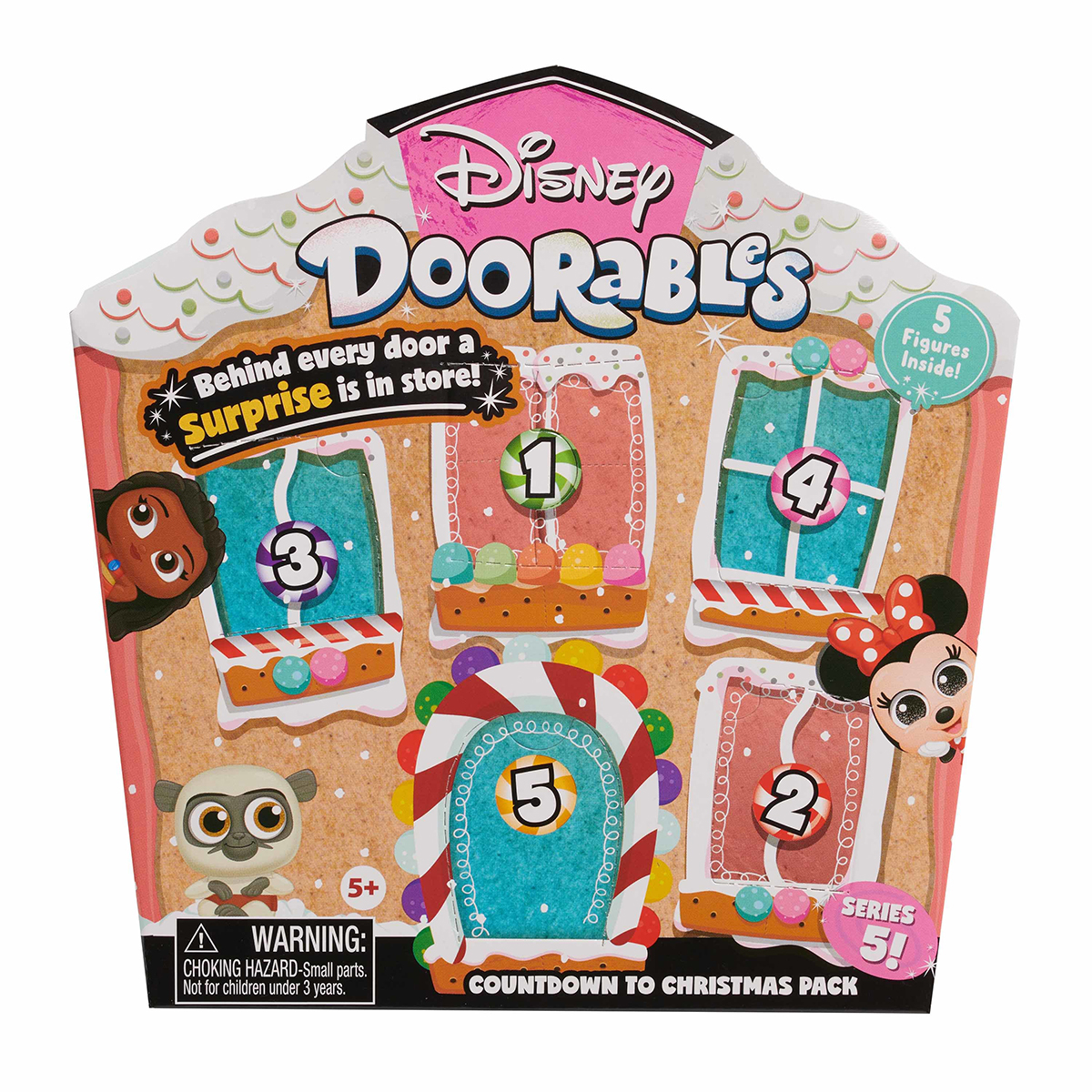 Ігровий набір Disney Doorables Великий святковий будинок з фігурками 5 шт — превʼю 4