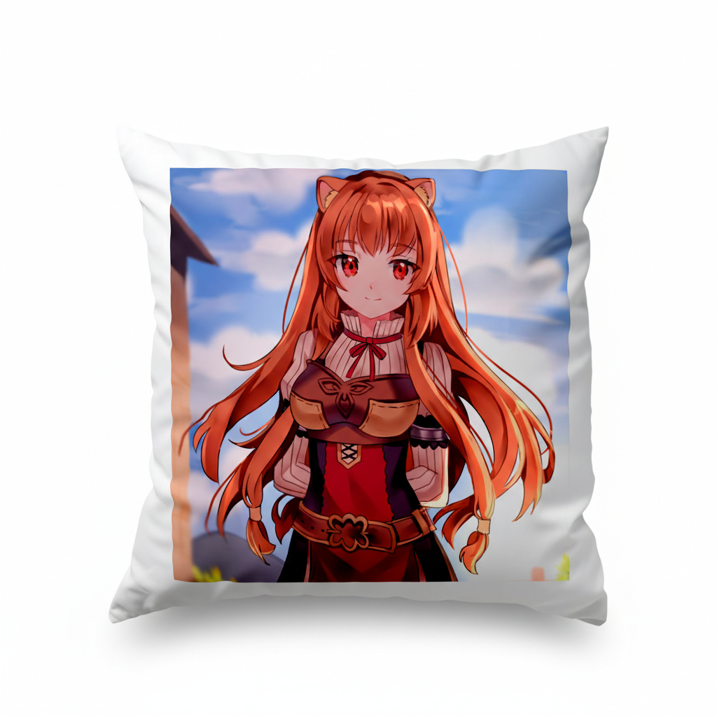 Подушка Рафталія Raphtalia Сходження героя щита Tate no Yuusha no Nariagari 35x35 см — превʼю 2