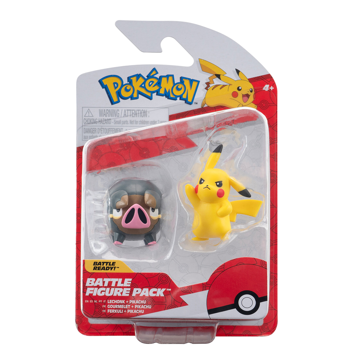 Набір ігрових фігурок Pokemon Пікачу та Лечонк 2 шт — превʼю 5