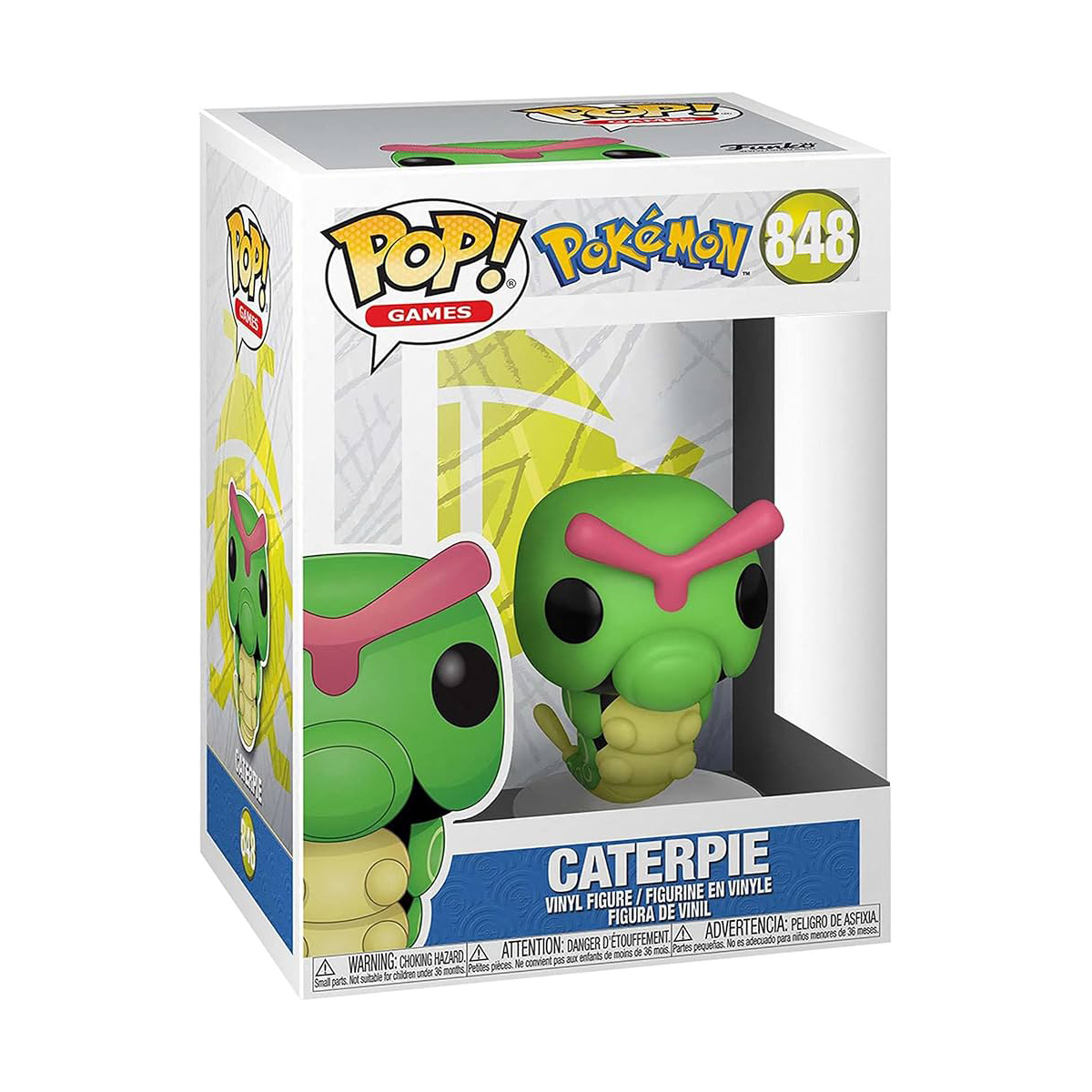 Колекційна ігрова фігурка Funko POP - Pokemon Caterpie Покемон Катерпі Зелений — превʼю 6