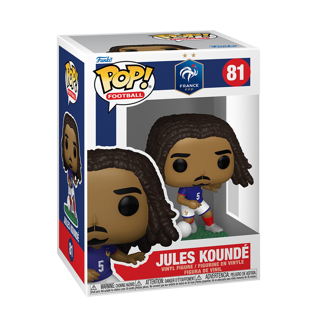 Ігрова фігурка Колекційна Funko POP Football Jules Kounde Жюль Кунде Франція — превʼю 7