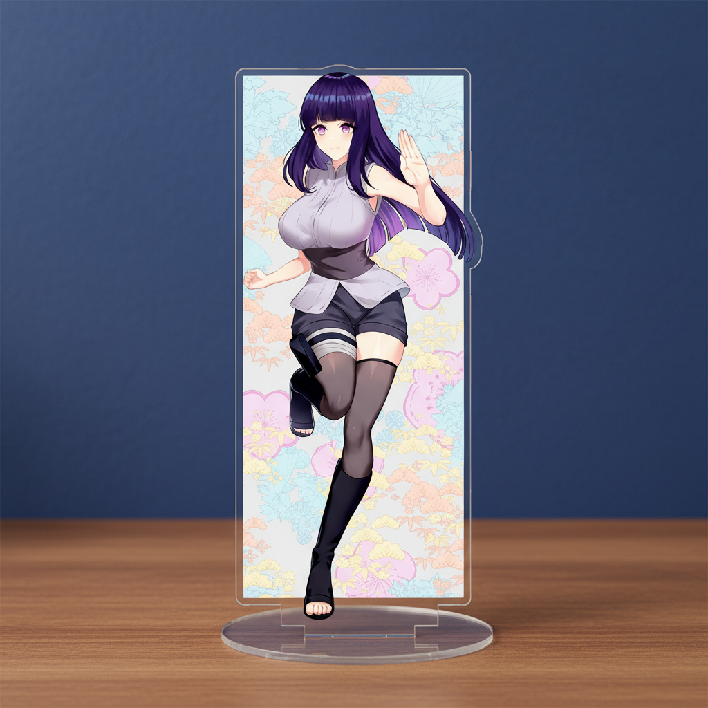 Акрилова фігурка Хюґа Хіната Hinata Hyuga Наруто Naruto 150 x 50 мм — превʼю 4