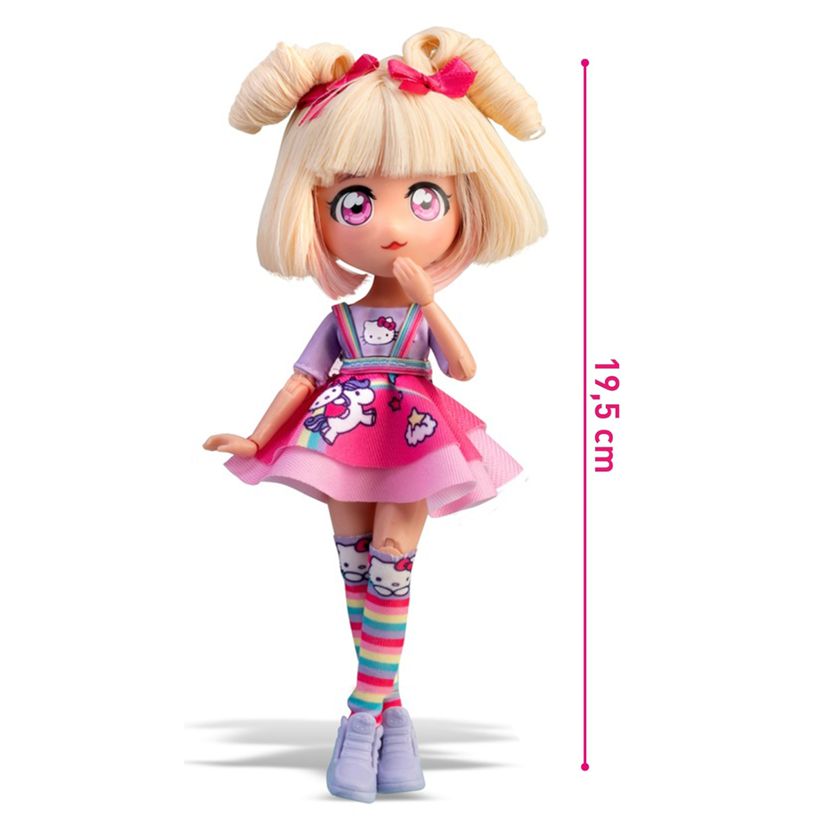 Лялька 4SF Manga Dolls Hello Kitty Цукерочка-єдиноріг 19,5 см — превʼю 13