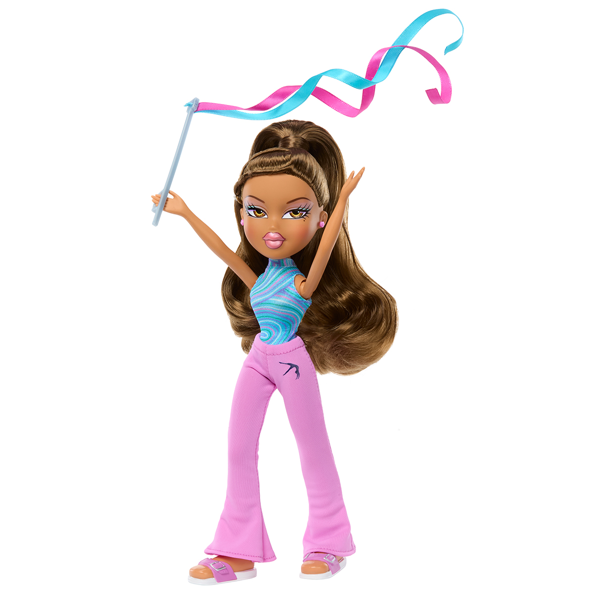 Лялька Bratz Play Sportz Гімнастка Ясмін 29 см з аксесуарами — превʼю 4
