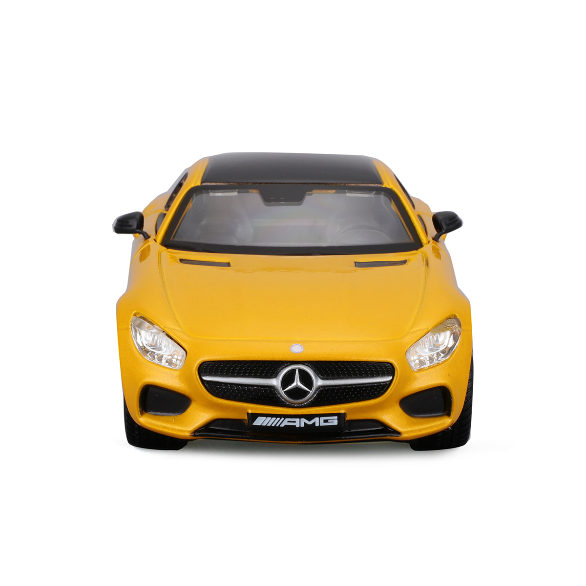 Автомодель Mercedes-AMG GT Bburago 1:32 металева Жовта — превʼю 10