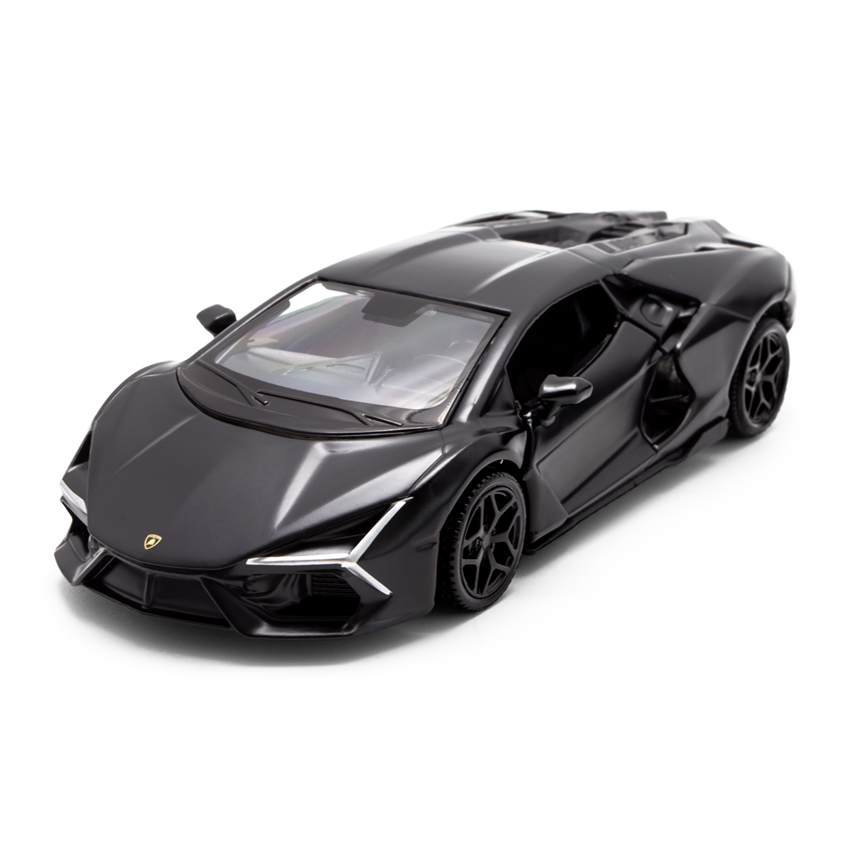Автомодель Lamborghini Revuelto Techno Drive металева 1:39 Матова чорна — превʼю 16