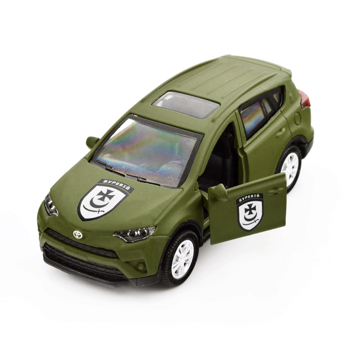 Автомодель Toyota RAV4 Буревій TechnoDrive 1:40 Шеврони Героїв металева — превʼю 32
