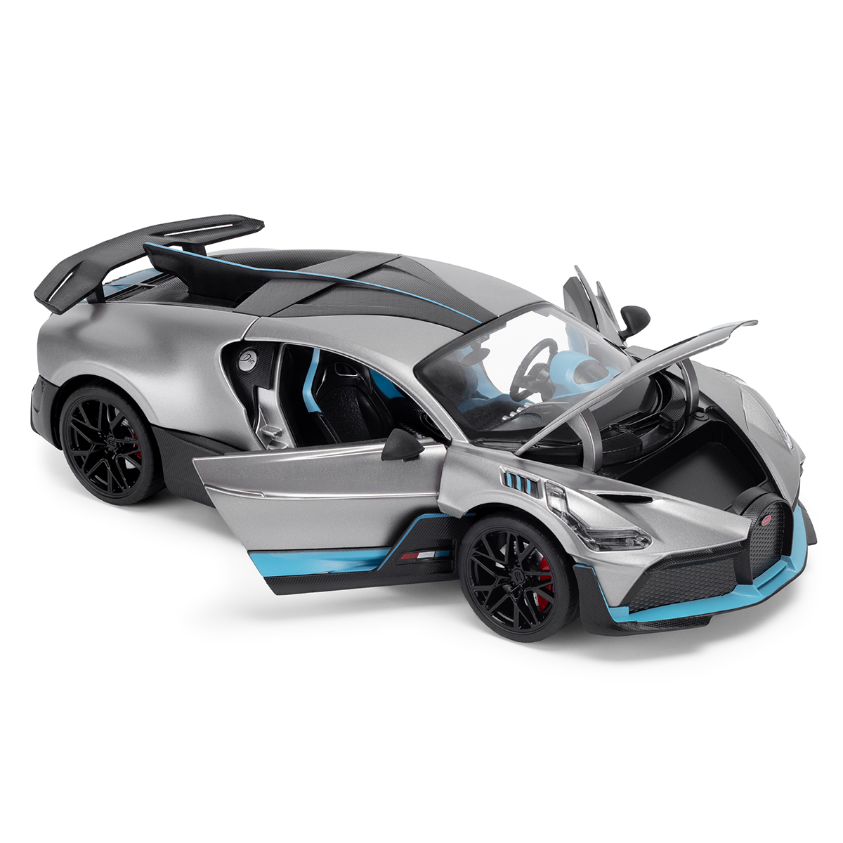 Автомодель Techno Drive Bugatti Divo металева 1:18 Сіра — превʼю 31